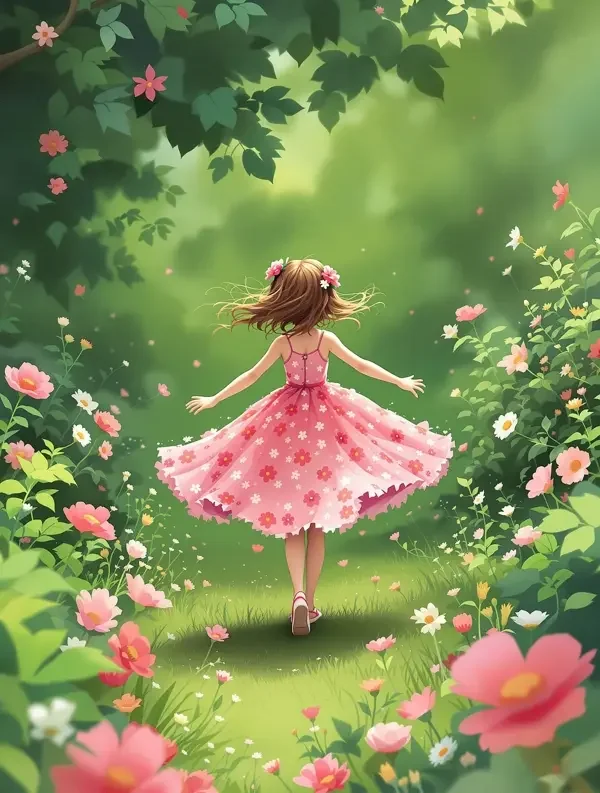 妹妹的花裙子